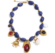 Azure Charm Necklace
